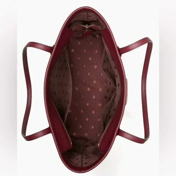 Kate Spade Lori Blackberry Large Textured Tote - Picture 3 of 9